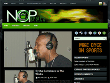 Tablet Screenshot of nightowlspromotions.com
